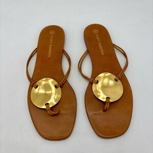 Tory Burch Patos Leather Sandal